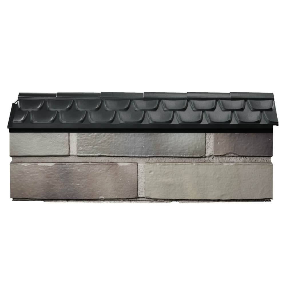 Парапет Zking Эльбрус Черный с посадкой на 0.5 кирпича (130мм) в Валдае фото