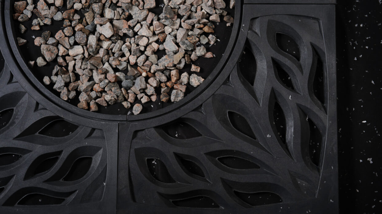 Приствольная решетка для дерева ZKING CRUST 1.2х1.2м Черная в Валдае фото